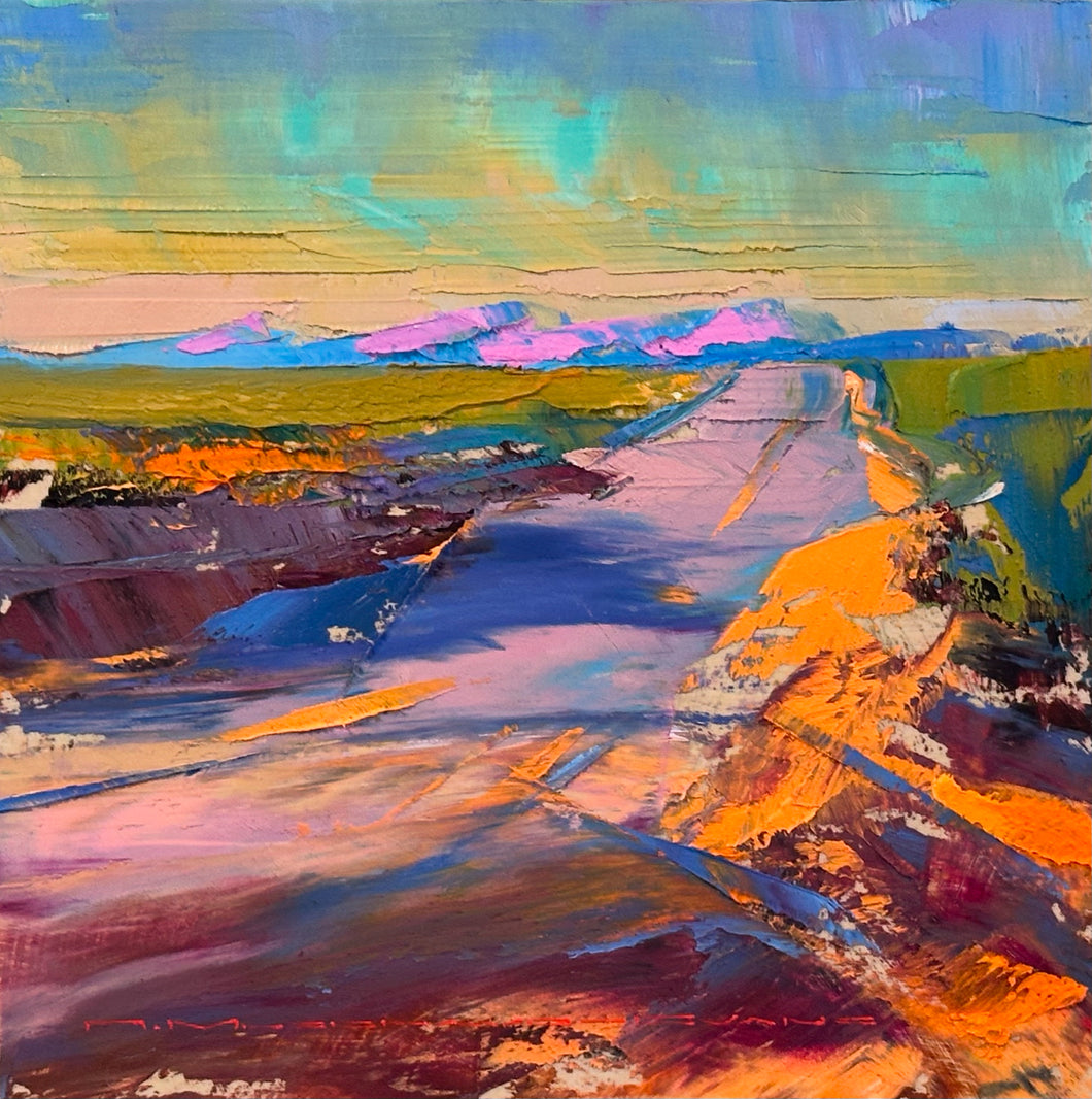 An Outback Road Evening
