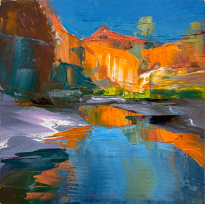 Tranquil Outback Waterhole Study No.4