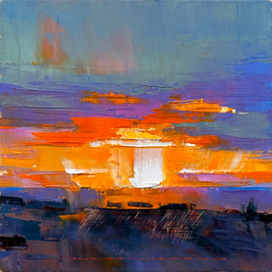 Sunset Over the Plains Study No.3