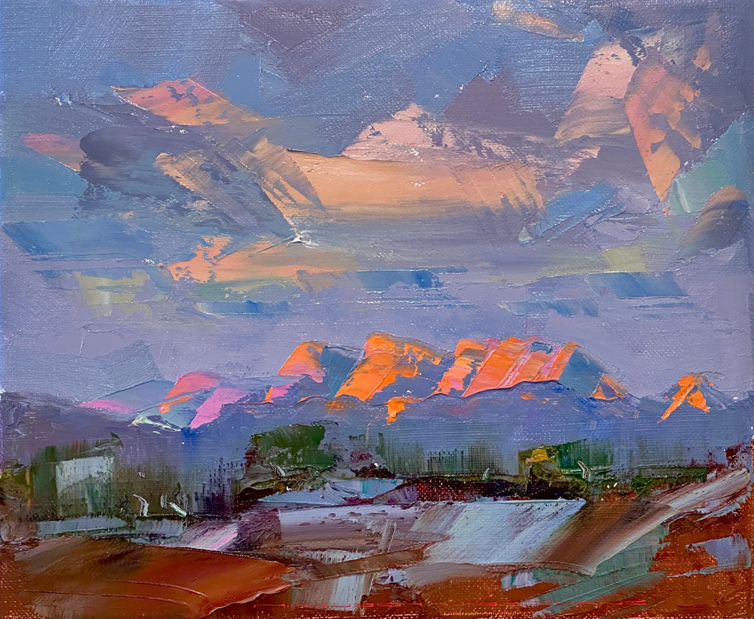 First Light, Wilpena Pound - Flinders Ranges
