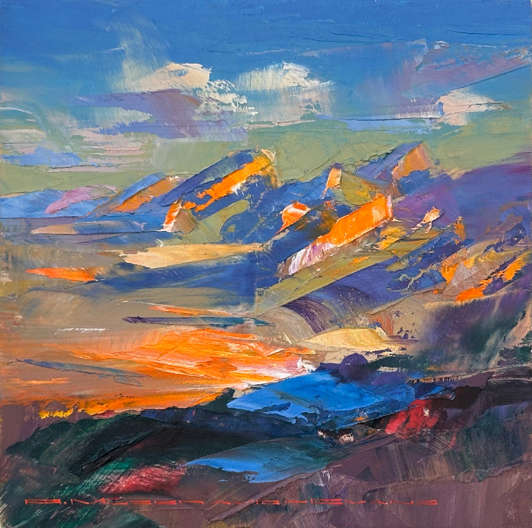 An Afternoon in the Flinders Ranges Study No.2