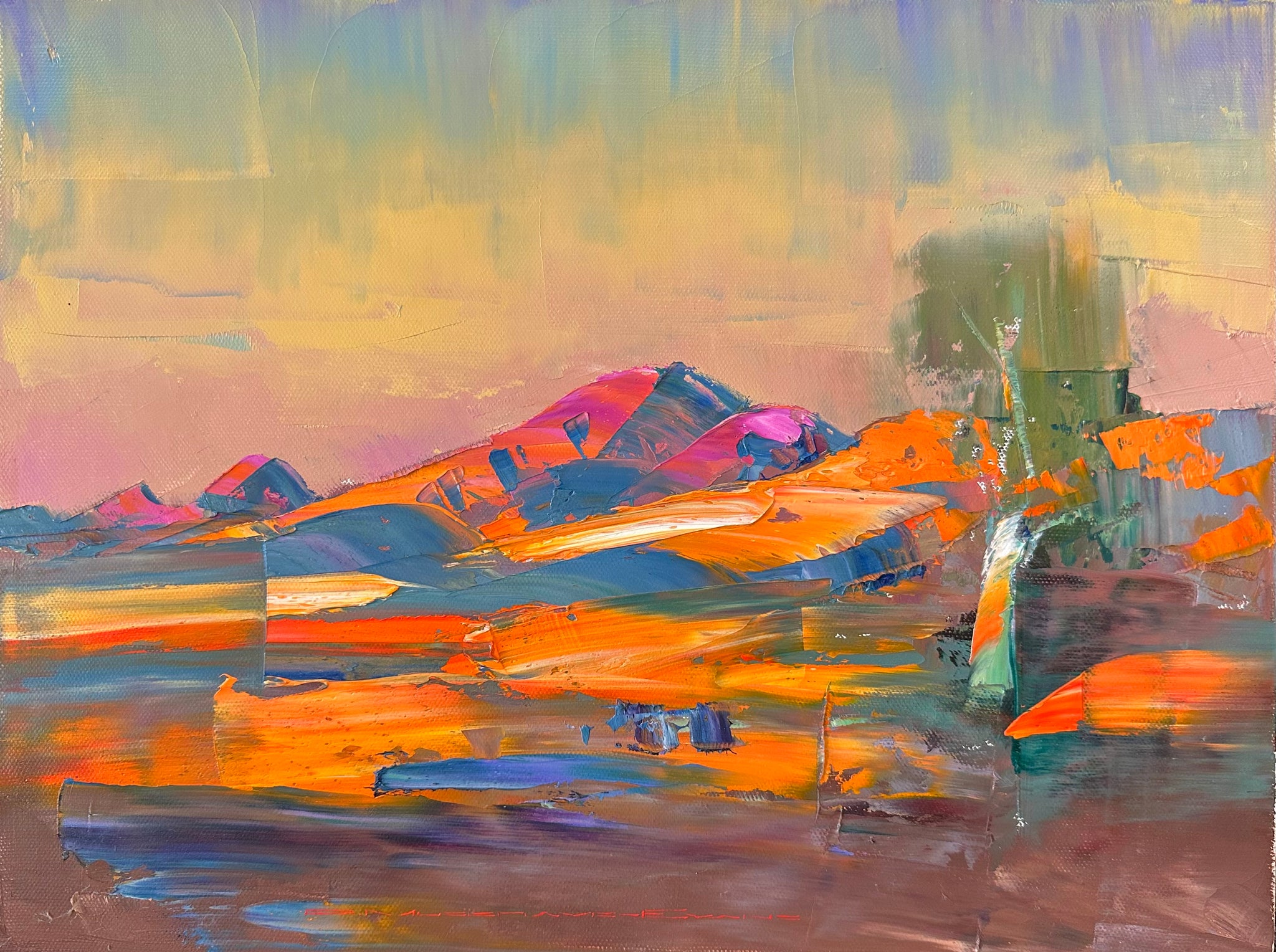 Morning Light in the Flinders Ranges – Richard Musgrave-Evans Art