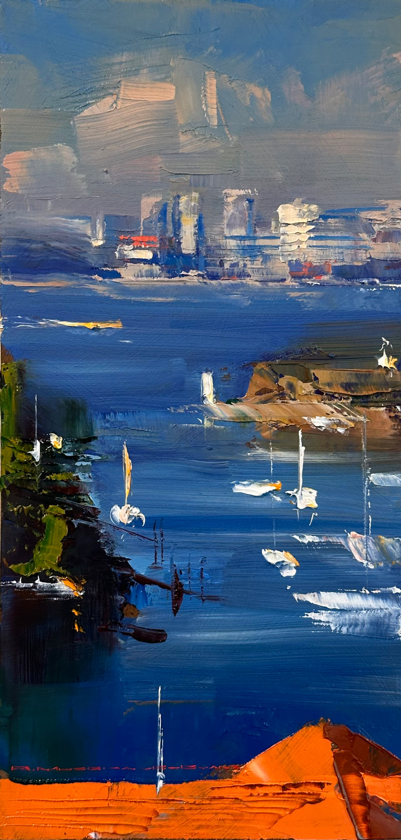 Sydney Harbour from Mosman Bay Richard MusgraveEvans Art