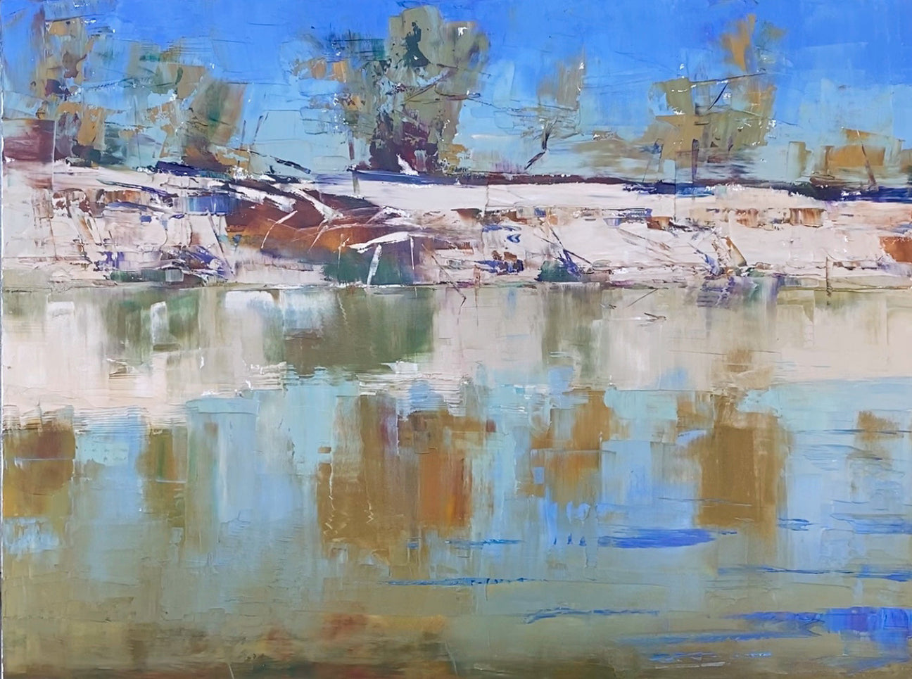 MIDDAY ON THE RIVER – Richard Musgrave-Evans Art