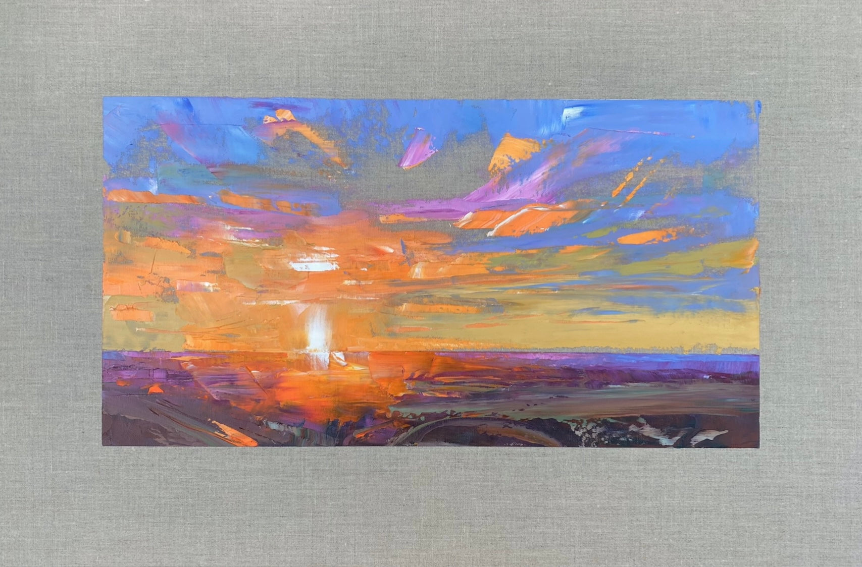 Sunrise Over the Eastern Plains Richard MusgraveEvans Art